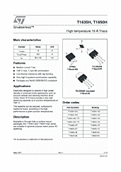 DataSheet T1650H-6T pdf